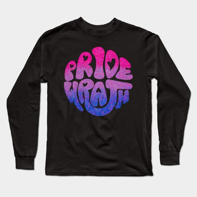 Pride and Wrath (Bi Pride) Long Sleeve T-Shirt by Labrattish